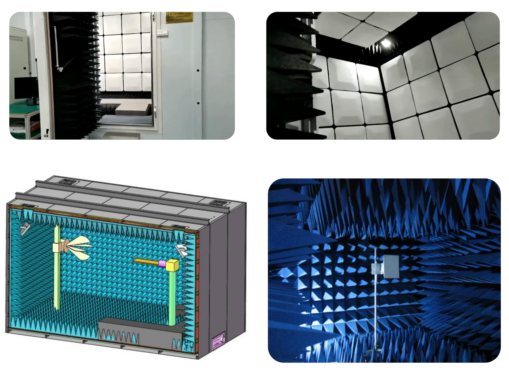 1 m Microwave Anechoic Chamber System Solution
